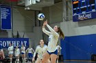 VB vs MHC  Wheaton Women's Volleyball vs Mount Holyoke College. - Photo by Keith Nordstrom : Wheaton, Volleyball, VB